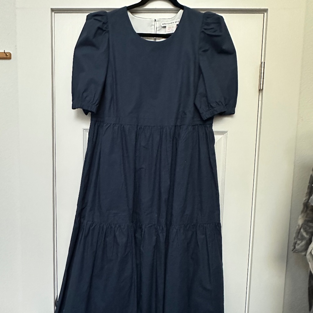 Gretchen Scott Blue Dress - L